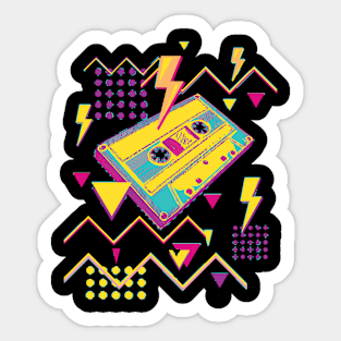 80s Style Sticker